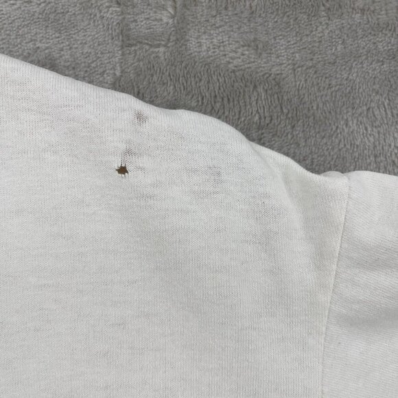 Vintage 2002 Salt Lake City Olympics Adult L Double Sided T-Shirt Tee Distressed - Picture 3 of 13